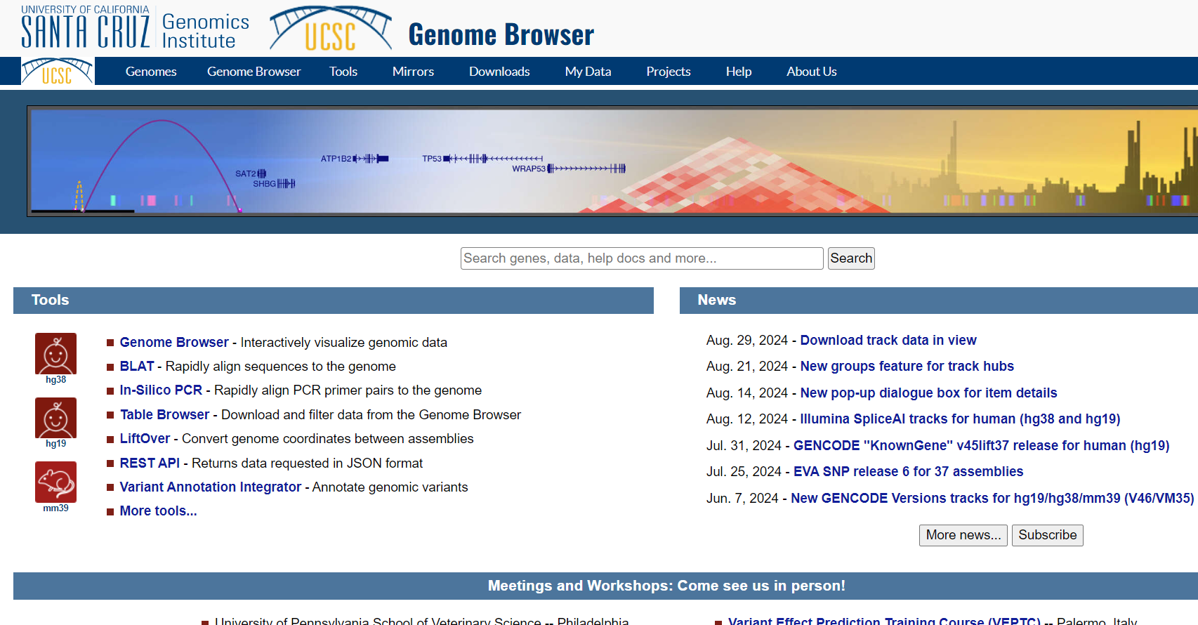 UCSC Homepage
